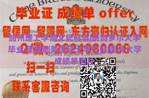 加州理工学院文凭样本|班加罗尔大学毕业证|定制美国硕士学位证|国外大学成绩单图片