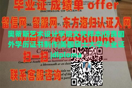 奥蒂斯艺术设计学院文凭样本|仿真国外学历证书制作|美国硕士大学毕业证|diploma