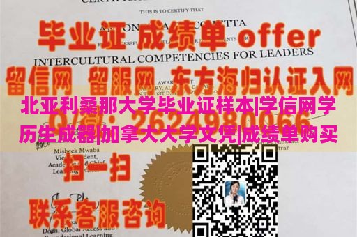 北亚利桑那大学毕业证样本|学信网学历生成器|加拿大大学文凭|成绩单购买