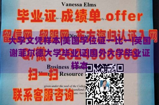 大学文凭样本|美国学位证一比一|英国谢菲尔德大学毕业证|国外大学毕业证样本