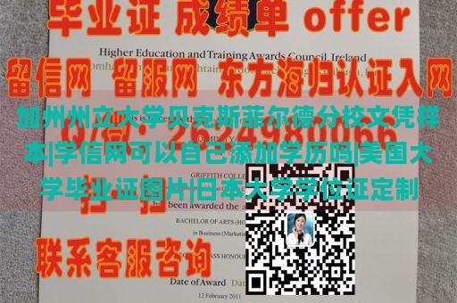 加州州立大学贝克斯菲尔德分校文凭样本|学信网学历认证|美国大学毕业证书示例|日本大学学位证书定制