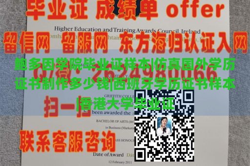 鲍多因学院毕业证样本|仿真国外学历证书制作多少钱|西班牙学历证书样本|香港大学毕业证