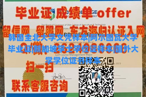 韩国全北大学文凭样本|阿尔图瓦大学毕业证|新加坡学士学位证样本|国外大学学位证书样本