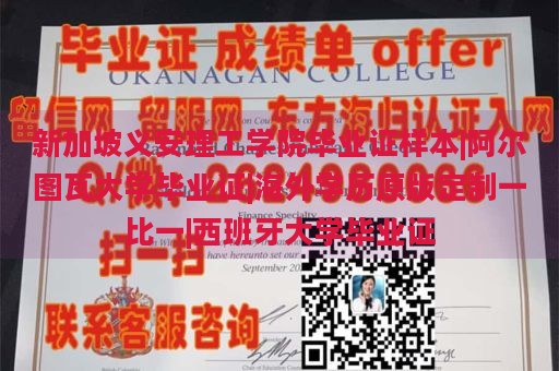 新加坡义安理工学院毕业证样本|阿尔图瓦大学毕业证|海外学历原版定制一比一|西班牙大学毕业证