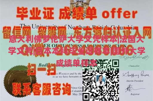 意大利佛罗伦萨大学文凭样本、法国大学文凭、日本本科毕业证样本、国外大学成绩单样本