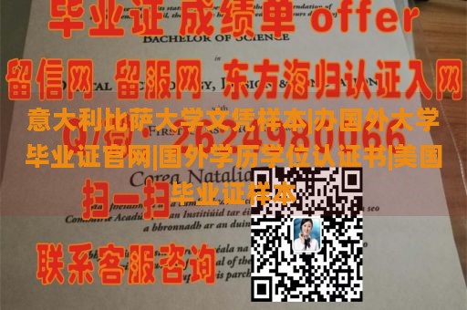 意大利比萨大学文凭样本|国外大学毕业证官网|国外学历学位认证书|美国毕业证样本