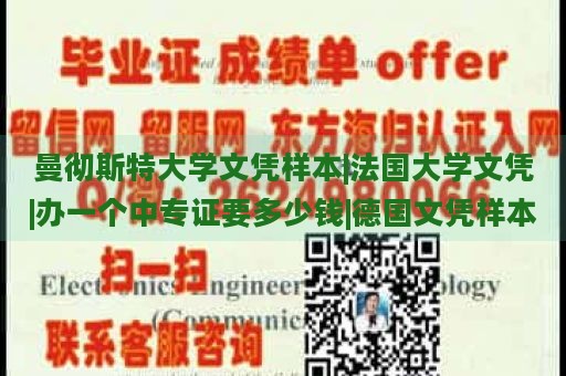 曼彻斯特大学文凭样本|法国大学文凭|办一个中专证要多少钱|德国文凭样本