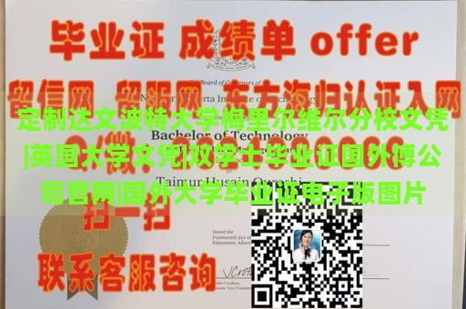 定制达文波特大学梅里尔维尔分校文凭|英国大学文凭|双学士毕业证国外博公司官网|国外大学毕业证电子版图片