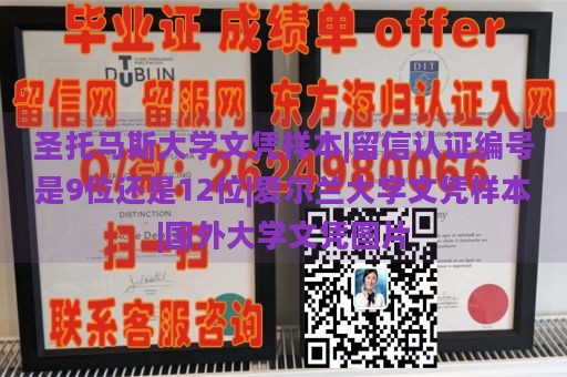 圣托马斯大学文凭样本|留信认证编号是9位还是12位|爱尔兰大学文凭样本|国外大学文凭图片