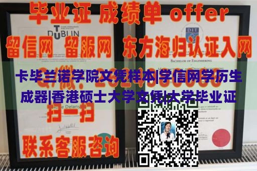 卡毕兰诺学院文凭样本|学信网学历生成器|香港硕士大学文凭|大学毕业证