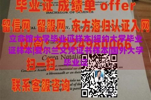 立命馆大学毕业证样本|纽约大学毕业证样本|爱尔兰文凭证书样本|国外大学毕业证