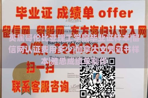 英属哥伦比亚理工学院毕业证样本|留信网认证费用多少|加拿大文凭证书样本|雅思成绩单制作