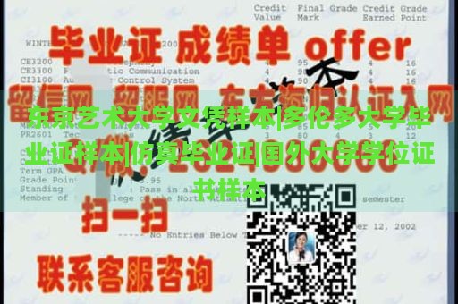 东京艺术大学文凭样本|多伦多大学毕业证样本|仿真毕业证|国外大学学位证书样本