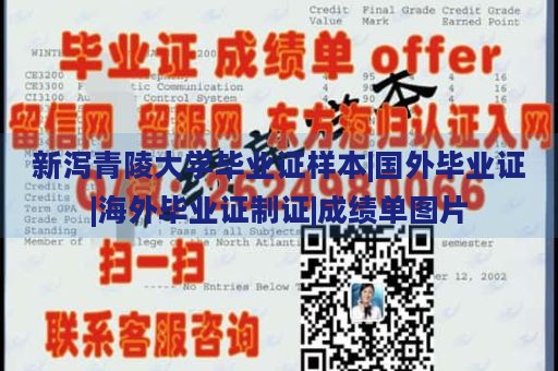 新泻青陵大学毕业证样本|国外毕业证|海外毕业证制证|成绩单图片