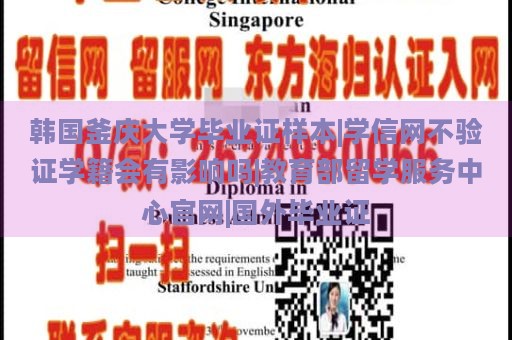 韩国釜庆大学毕业证样本|学信网不验证学籍会有影响吗|教育部留学服务中心官网|国外毕业证