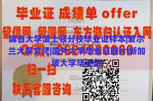 麻省大学波士顿分校毕业证样本|爱尔兰大学文凭|国外大学毕业证图片|新加坡大学毕业证