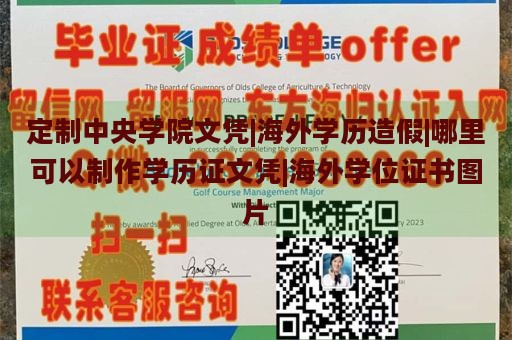 定制中央学院文凭|海外学历造假|哪里可以制作学历证文凭|海外学位证书图片