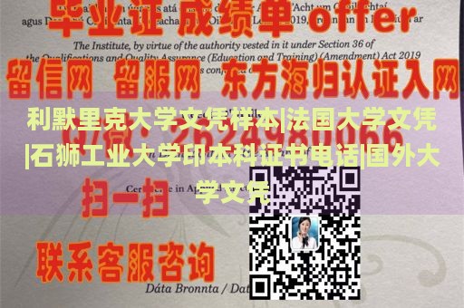 利默里克大学文凭样本|法国大学文凭|石狮工业大学印本科证书电话|国外大学文凭