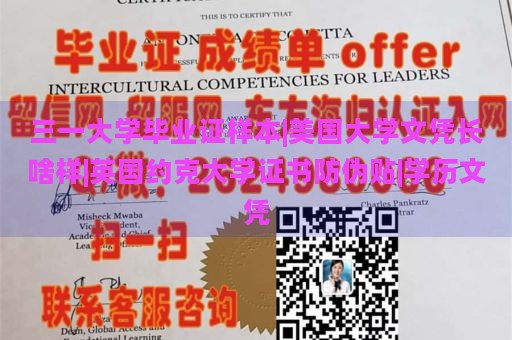 三一大学毕业证样本|美国大学文凭长啥样|英国约克大学证书防伪贴|学历文凭