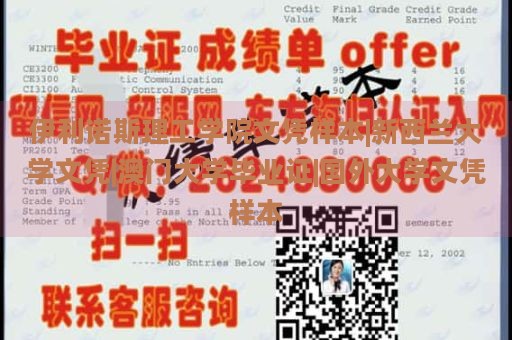 伊利诺斯理工学院文凭样本|新西兰大学文凭|澳门大学毕业证|国外大学文凭样本