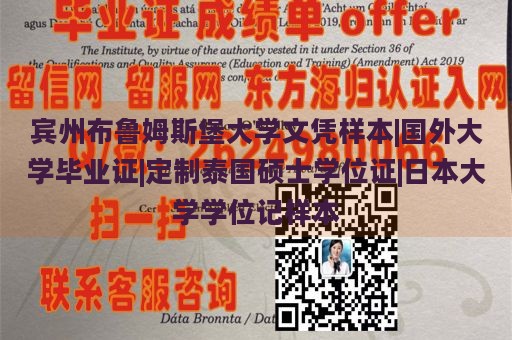 宾州布鲁姆斯堡大学文凭样本|国外大学毕业证|定制泰国硕士学位证|日本大学学位记样本