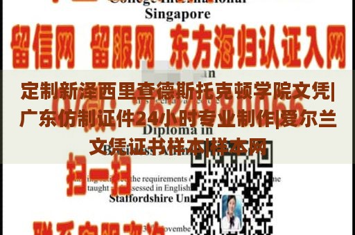 定制新泽西里查德斯托克顿学院文凭|广东仿制证件24小时专业制作|爱尔兰文凭证书样本|样本网