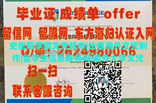 史密斯学院文凭样本|长春海外文凭制作|留学生信息服务网|国外大学文凭