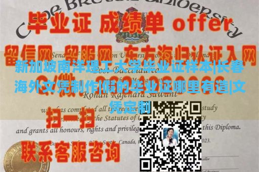 新加坡南洋理工大学毕业证样本|长春海外文凭制作|假的毕业证哪里有造|文凭定制