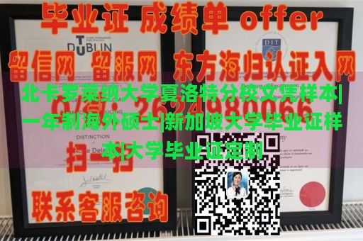 北卡罗莱纳大学夏洛特分校文凭样本|一年制海外硕士|新加坡大学毕业证样本|大学毕业证定制