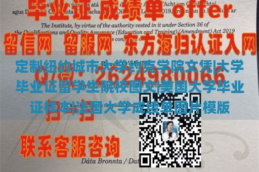 定制纽约城市大学约克学院文凭|大学毕业证留学生院校图文|美国大学毕业证样本|法国大学成绩单图片模版