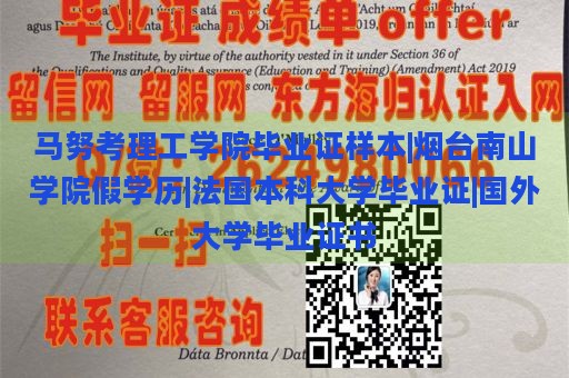 马努考理工学院毕业证样本|烟台南山学院假学历|法国本科大学毕业证|国外大学毕业证书