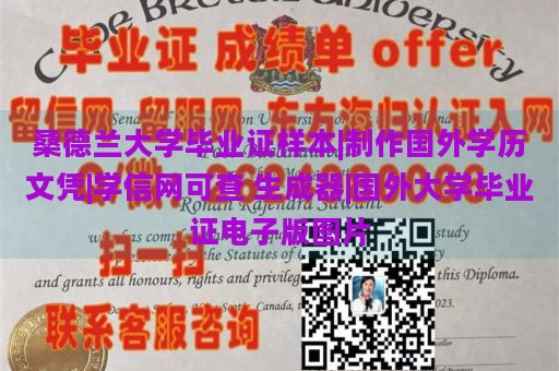 桑德兰大学毕业证样本|制作国外学历文凭|学信网可查 生成器|国外大学毕业证电子版图片