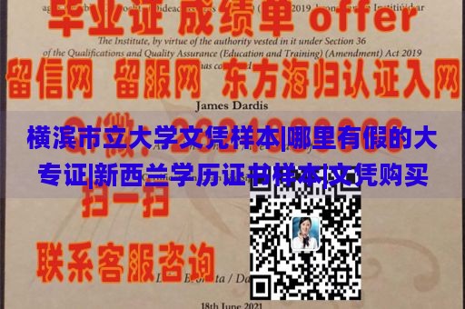 横滨市立大学文凭样本|哪里有假的大专证|新西兰学历证书样本|文凭购买