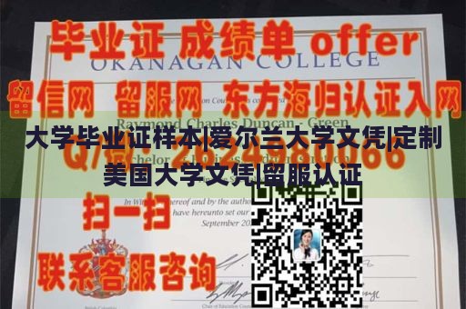 大学毕业证样本|爱尔兰大学文凭|定制美国大学文凭|留服认证