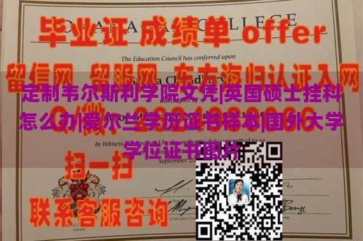 定制韦尔斯利学院文凭|英国硕士挂科怎么办|爱尔兰学历证书样本|国外大学学位证书图片