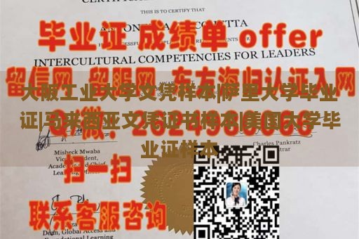 大阪工业大学文凭样本|萨里大学毕业证|马来西亚文凭证书样本|美国大学毕业证样本