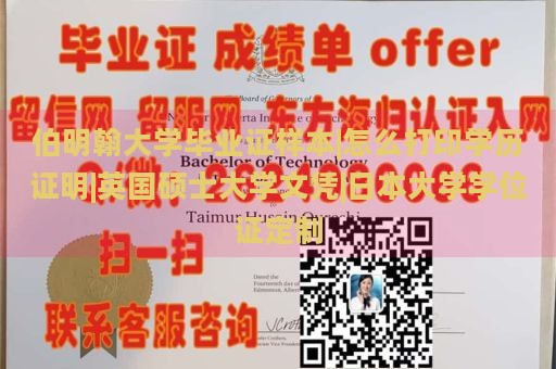 伯明翰大学毕业证样本|怎么打印学历证明|英国硕士大学文凭|日本大学学位证定制