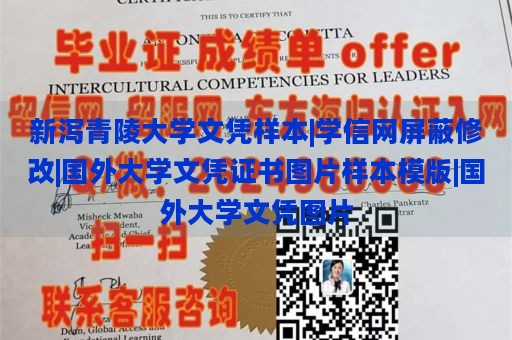 新泻青陵大学文凭样本|学信网屏蔽修改|国外大学文凭证书图片样本模版|国外大学文凭图片