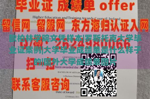 欧柏林学院文凭样本|罗斯托克大学毕业证案例|大学毕业成绩单是什么样子的|国外大学成绩单图片