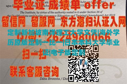 定制新加坡南洋理工大学文凭|海外学历原版定制一比一|日本本科大学毕业证|电子版定制