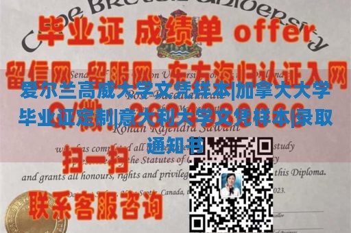 爱尔兰高威大学文凭样本|加拿大大学毕业证定制|意大利大学文凭样本|录取通知书