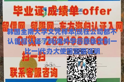 韩国全南大学文凭样本|现在公司都不认留信认证了吗|海外学历原版定制一比一|代办大使馆回国证明