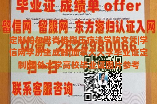 定制帕尔默脊椎指压疗法学院文凭|学信网学历生成器|加拿大大学毕业证定制|国外大学高校毕业证图片参考