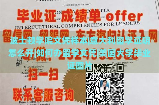 波士顿学院文凭样本|意大利留学证明怎么开|如何办留学文凭|美国大学毕业证图片