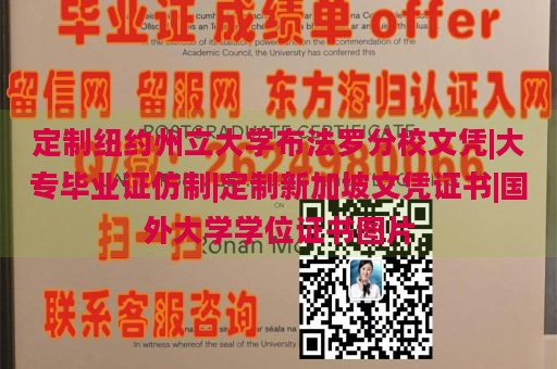 定制纽约州立大学布法罗分校文凭|大专毕业证仿制|定制新加坡文凭证书|国外大学学位证书图片