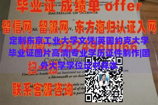 定制东京工业大学文凭|英国约克大学毕业证图片高清|专业学历证件制作|国外大学学位证书样本