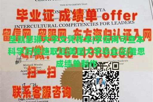 圣凯瑟琳大学文凭样本|学信网可查本科学历快速取证|美国大学毕业证|雅思成绩单制作