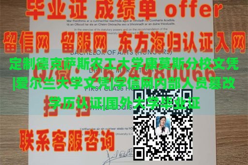 定制德克萨斯农工大学康莫斯分校文凭|爱尔兰大学文凭|学信网内部人员篡改学历认证|国外大学毕业证