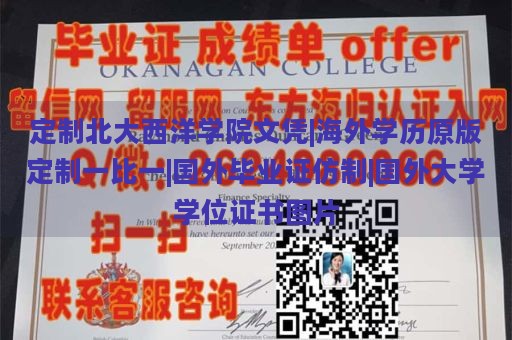 定制北大西洋学院文凭|海外学历原版定制一比一|国外毕业证仿制|国外大学学位证书图片