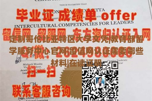 定制哥伦比亚特区大学文凭|教育部留学服务中心官网|留信网认证需要哪些材料|在读证明